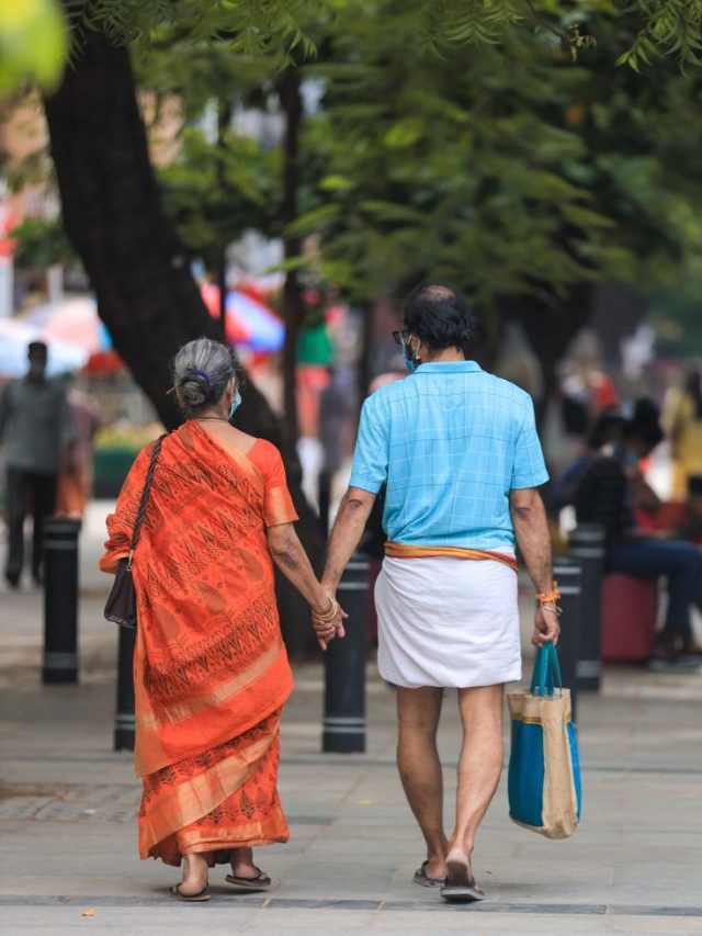 Old couple photography